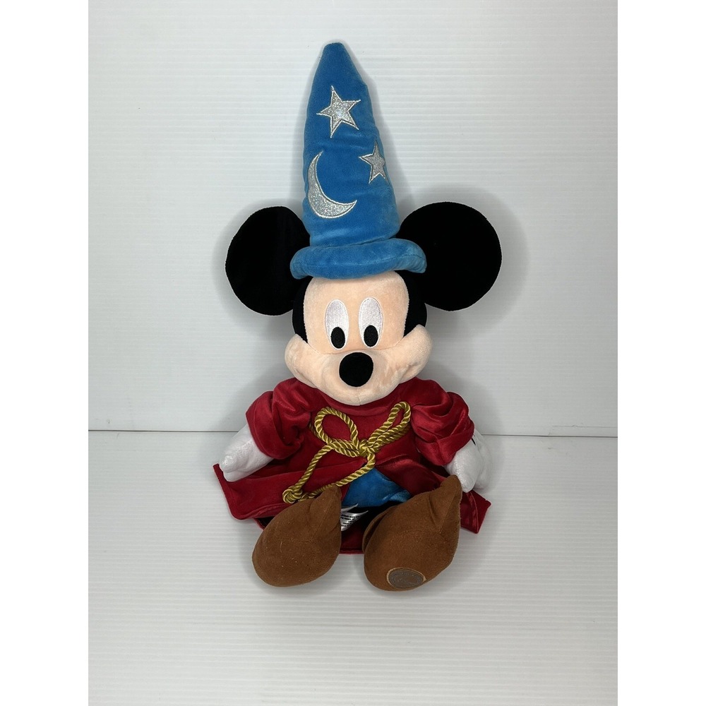 Disney Store Fantasia Sorcerer Mickey‎ Mouse 24'' Plush Stuffed Animal Toy